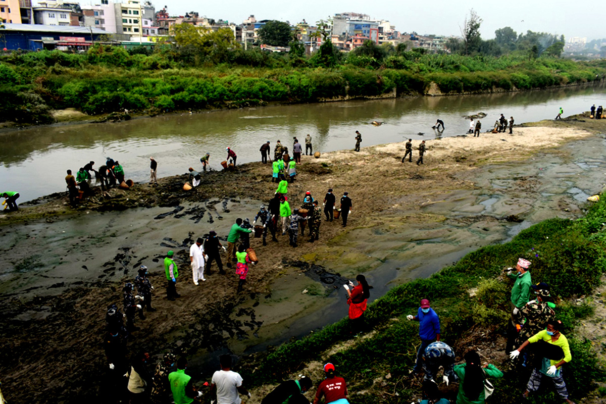 बागमतीको सिनामंगल क्षेत्रबाट ६ मेट्रिक टन फोहोर व्यवस्थापन